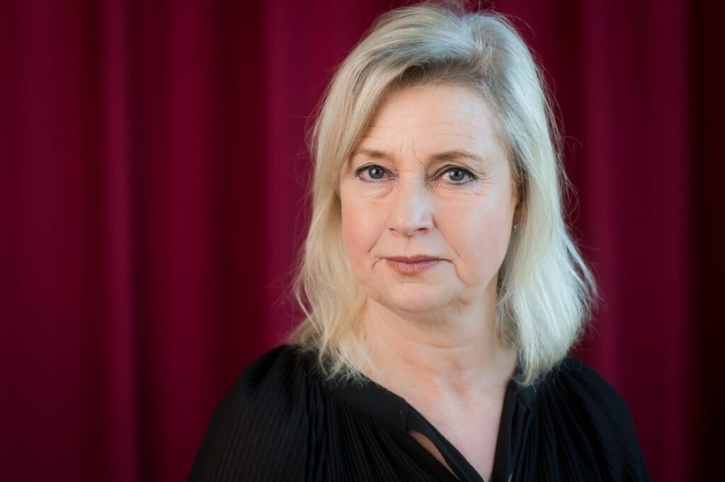 Katarina Sahlstedt grundare av Scenkonstnärerna